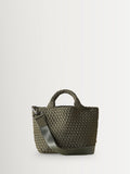 NAGHEDI Green Small ST Barths Tote Bag