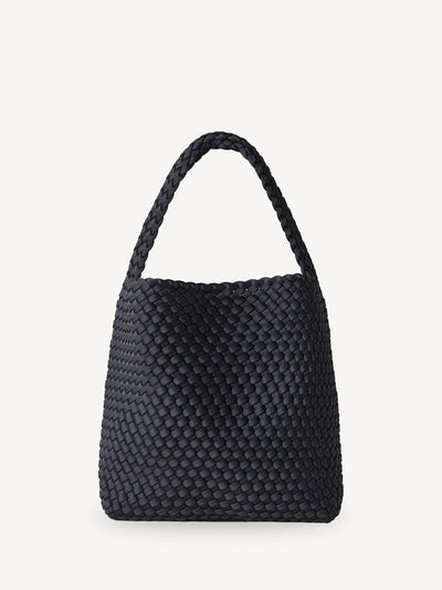 Next NAGHEDI Black Medium Nomad Hobo Bag- Buy online at McGrocer