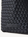 NAGHEDI black medium hobo bag (British brand)