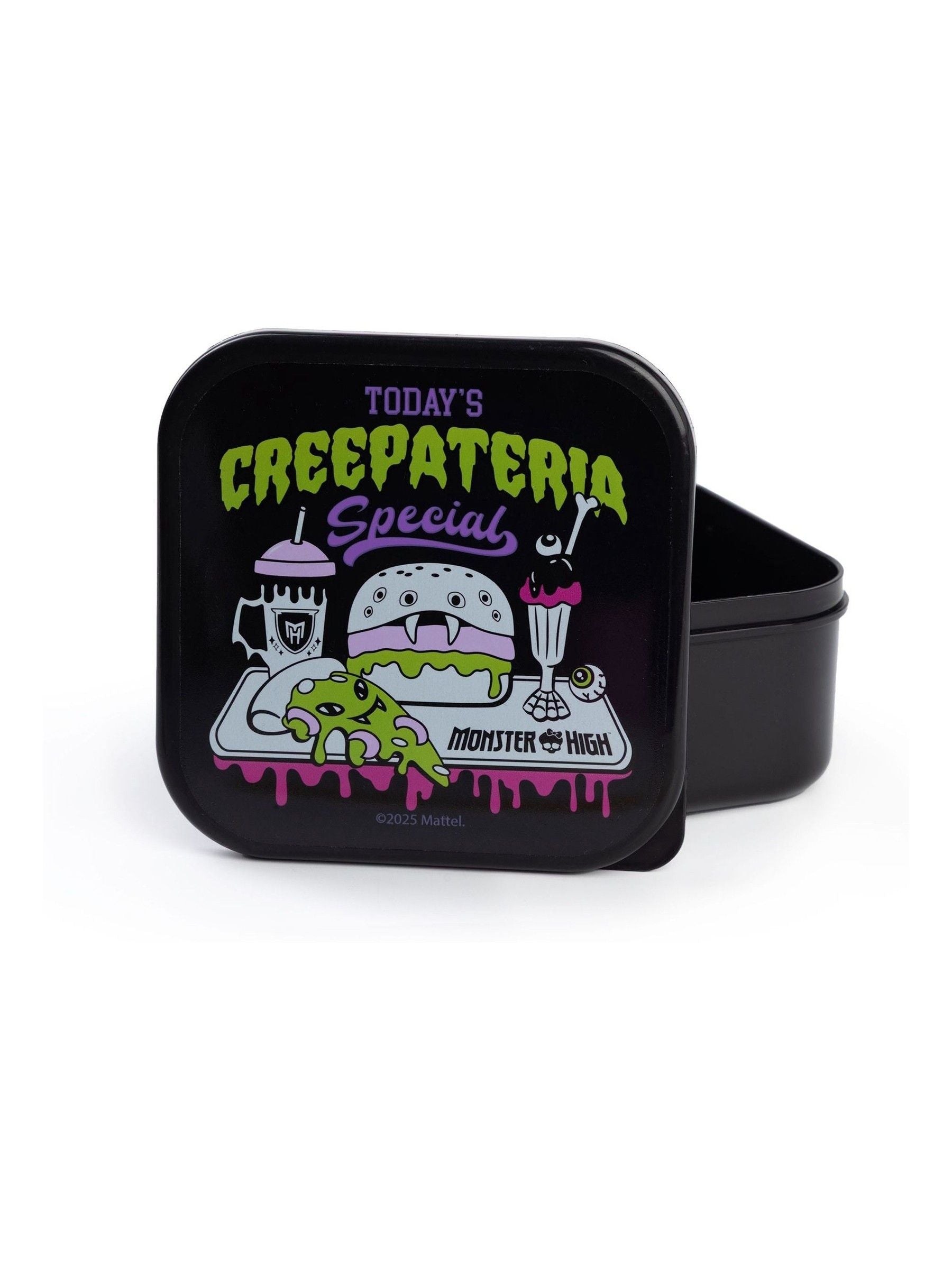 Monster High purple multicoloured snack pot set 3-piece (British brand)