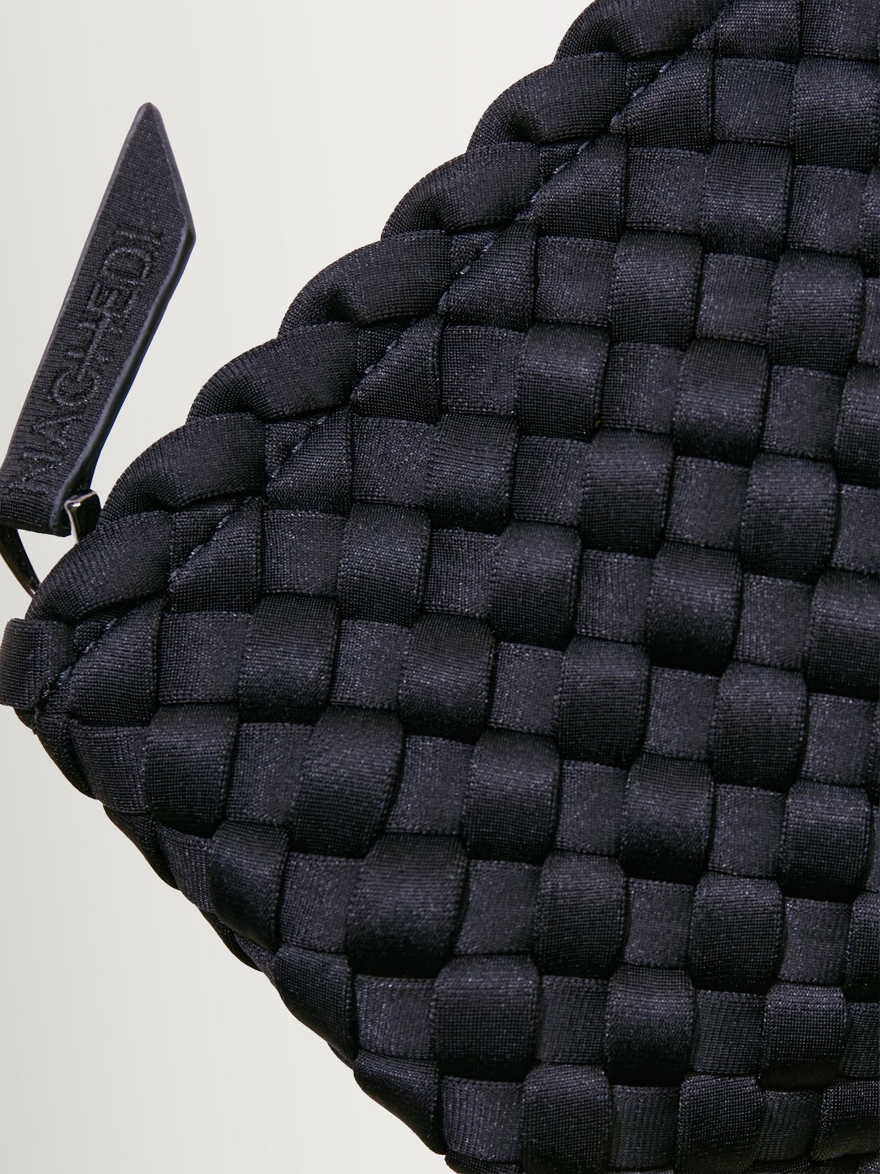 NAGHEDI black large Portofino cosmetic case bag, imported from the UK