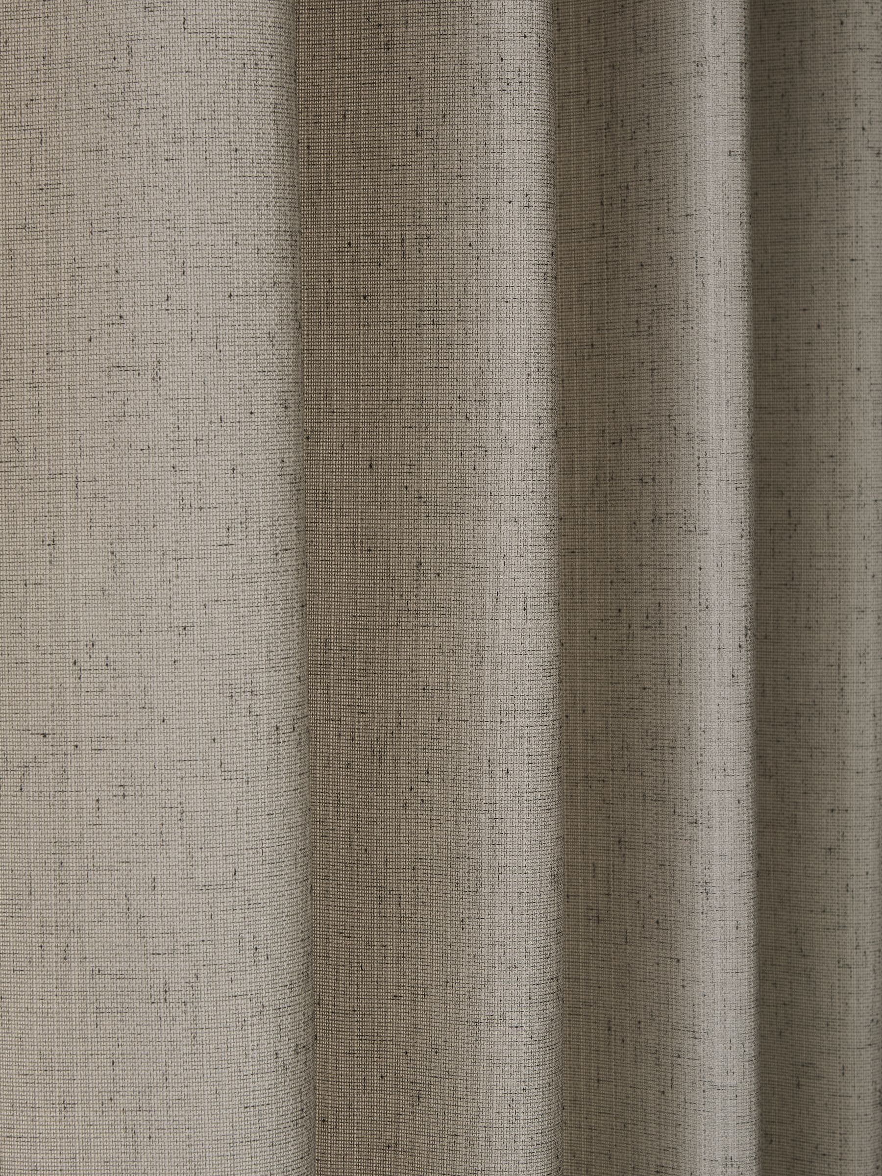 Curtains light natural slub blackout thermal - British product