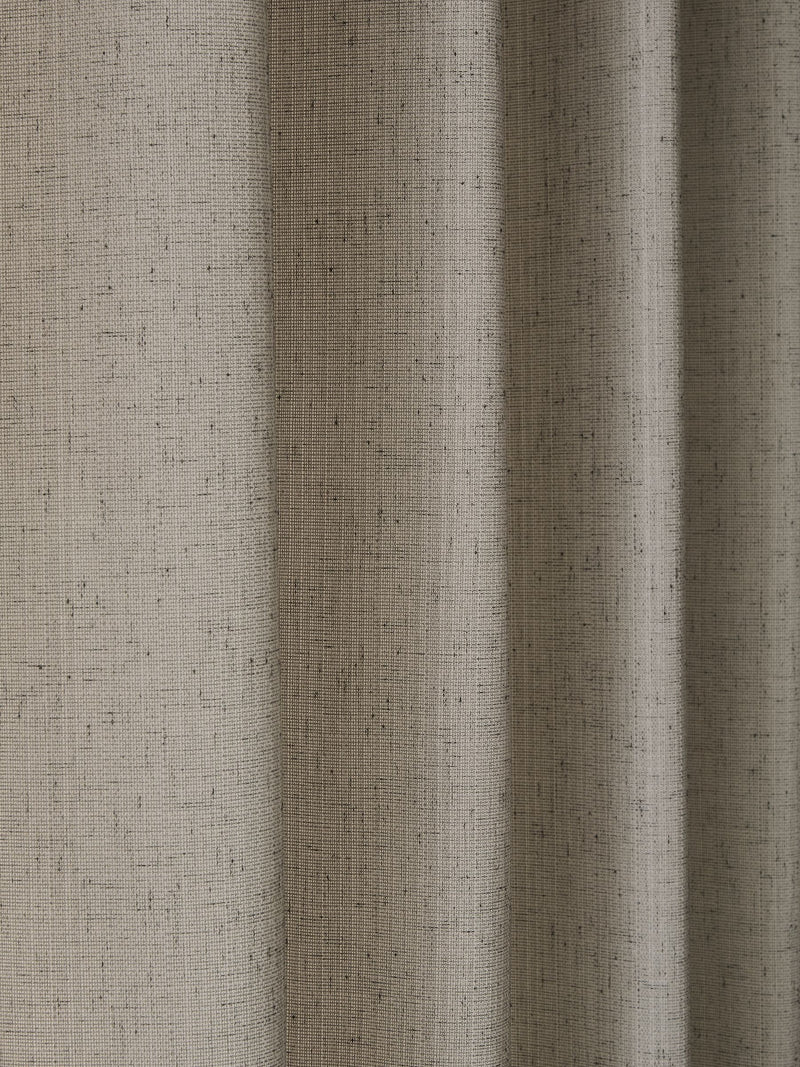 Curtains light natural slub blackout thermal - British product