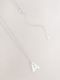 Sterling Initial Necklace Silver Tone - British product