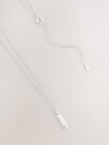 Sterling Initial Necklace Silver Tone - British product