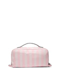 Victoria's Secret Heritage Stripe Pink Makeup Bags 3 Piece