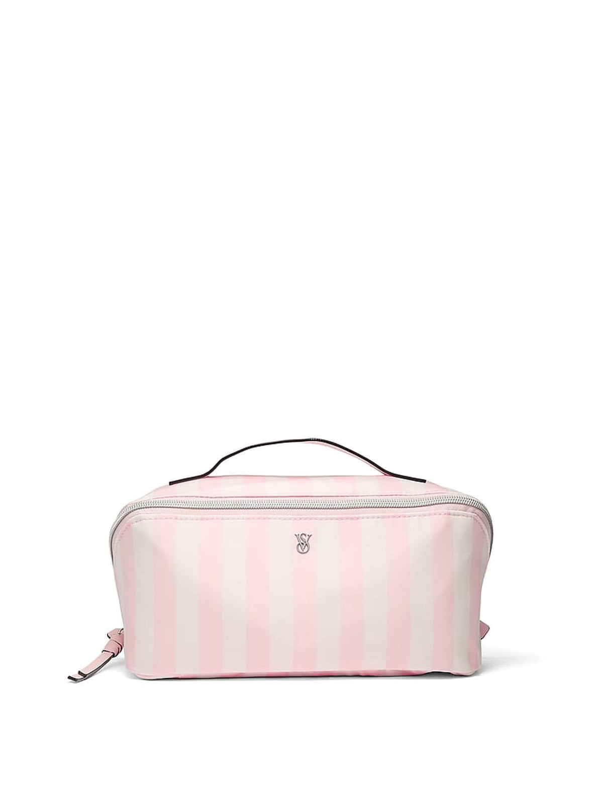 Victoria's Secret Heritage Stripe Pink Makeup Bags 3 Piece