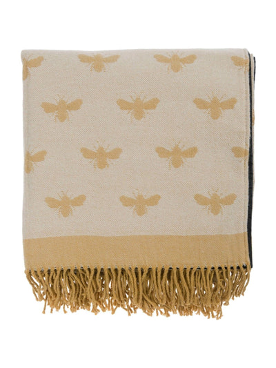 Next Sophie Allport Lemon Yellow Bees Picnic Blanket 148x145cm- Buy online at McGrocer