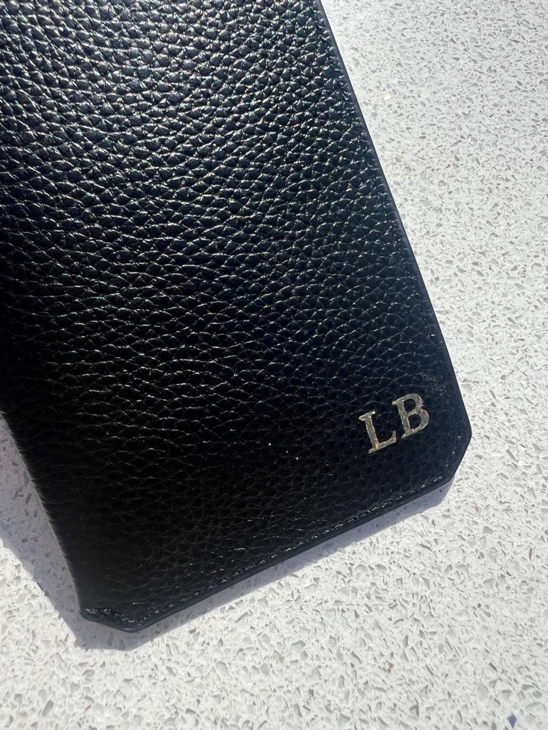 Koko Blossom personalised leather glasses case 18cm, imported from the UK