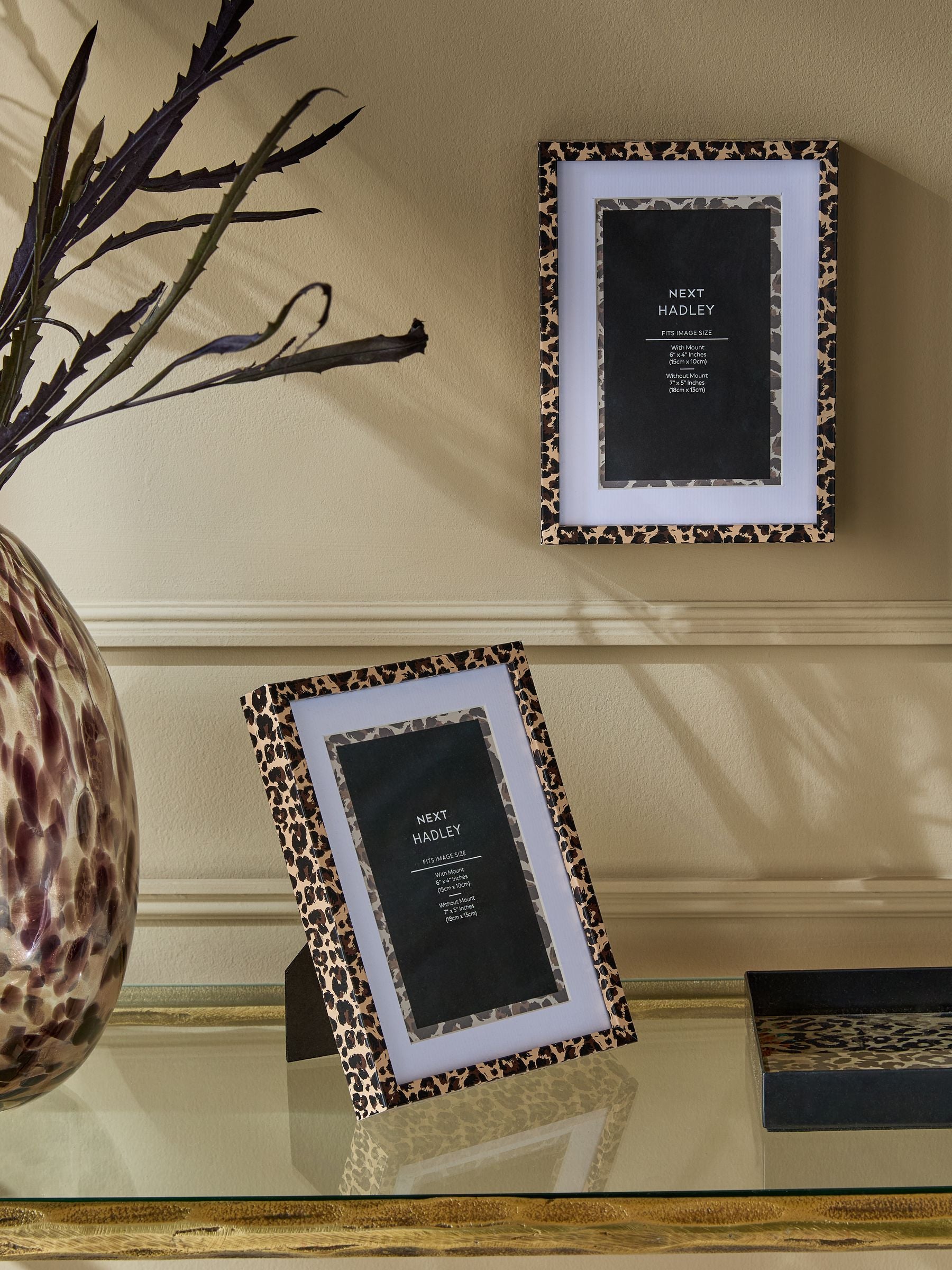 Hadley Black Photo Frames Set of 2