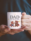 Loveabode personalised You're My Hero mug set 11oz (British brand)