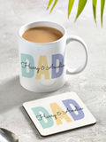 Personalised DAD Mug and Coaster Set by Loveabode