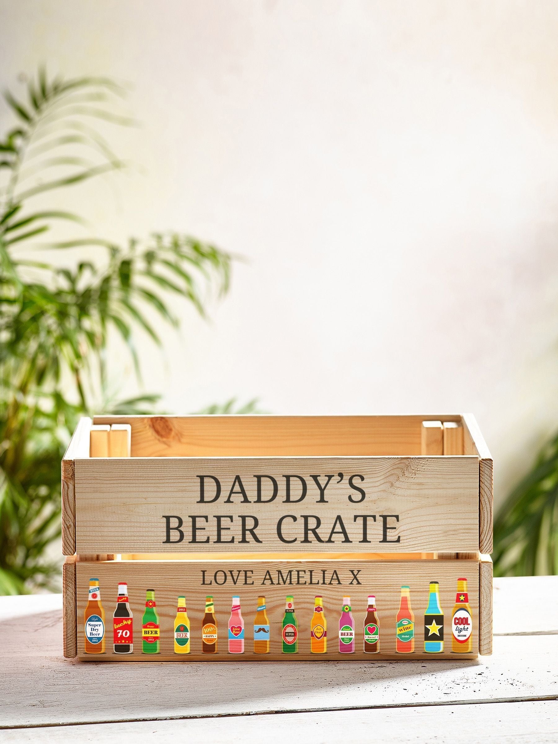 Personalised Garden Crate Box