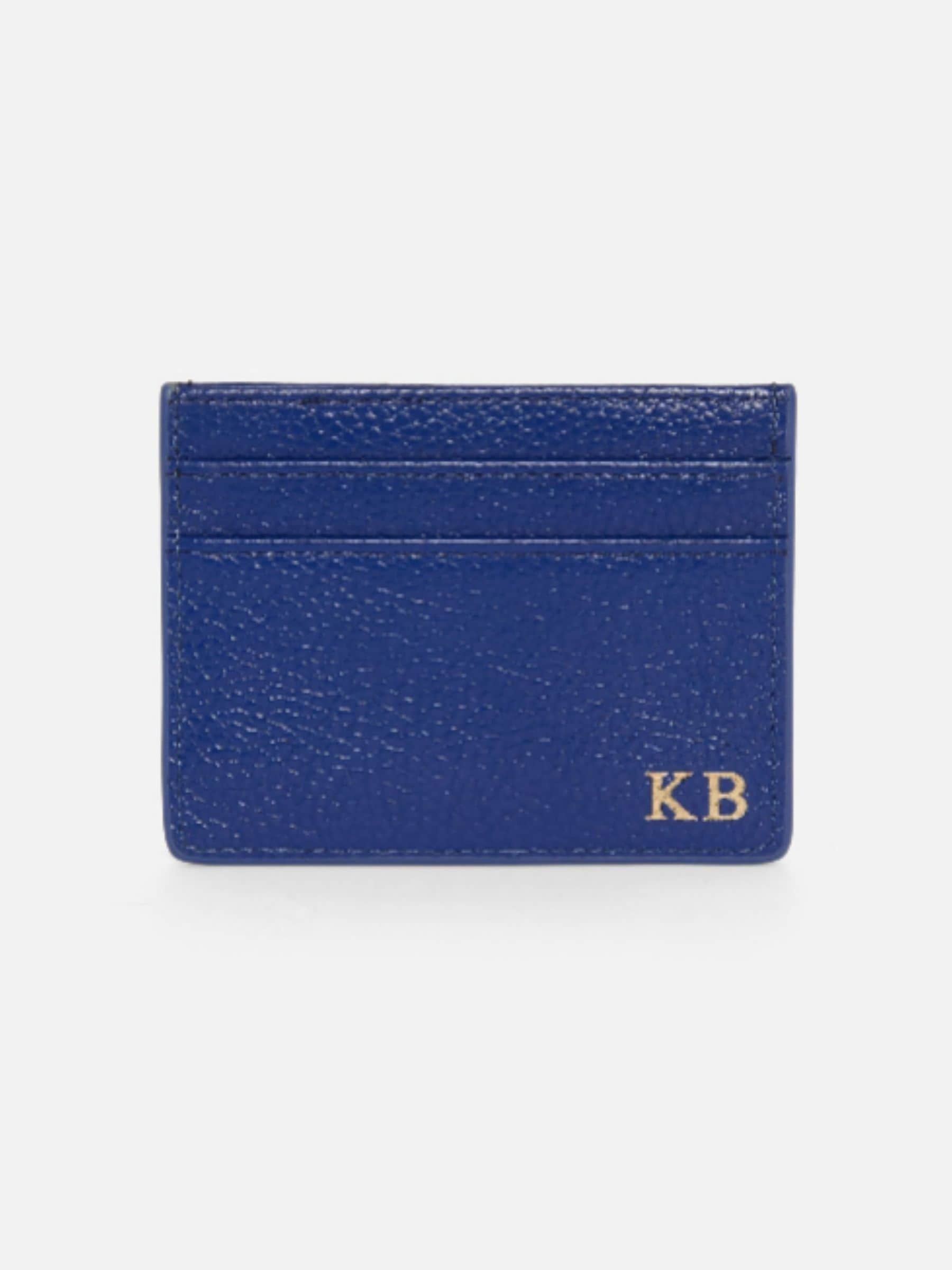 Koko Blossom personalised leather card holder (British brand)