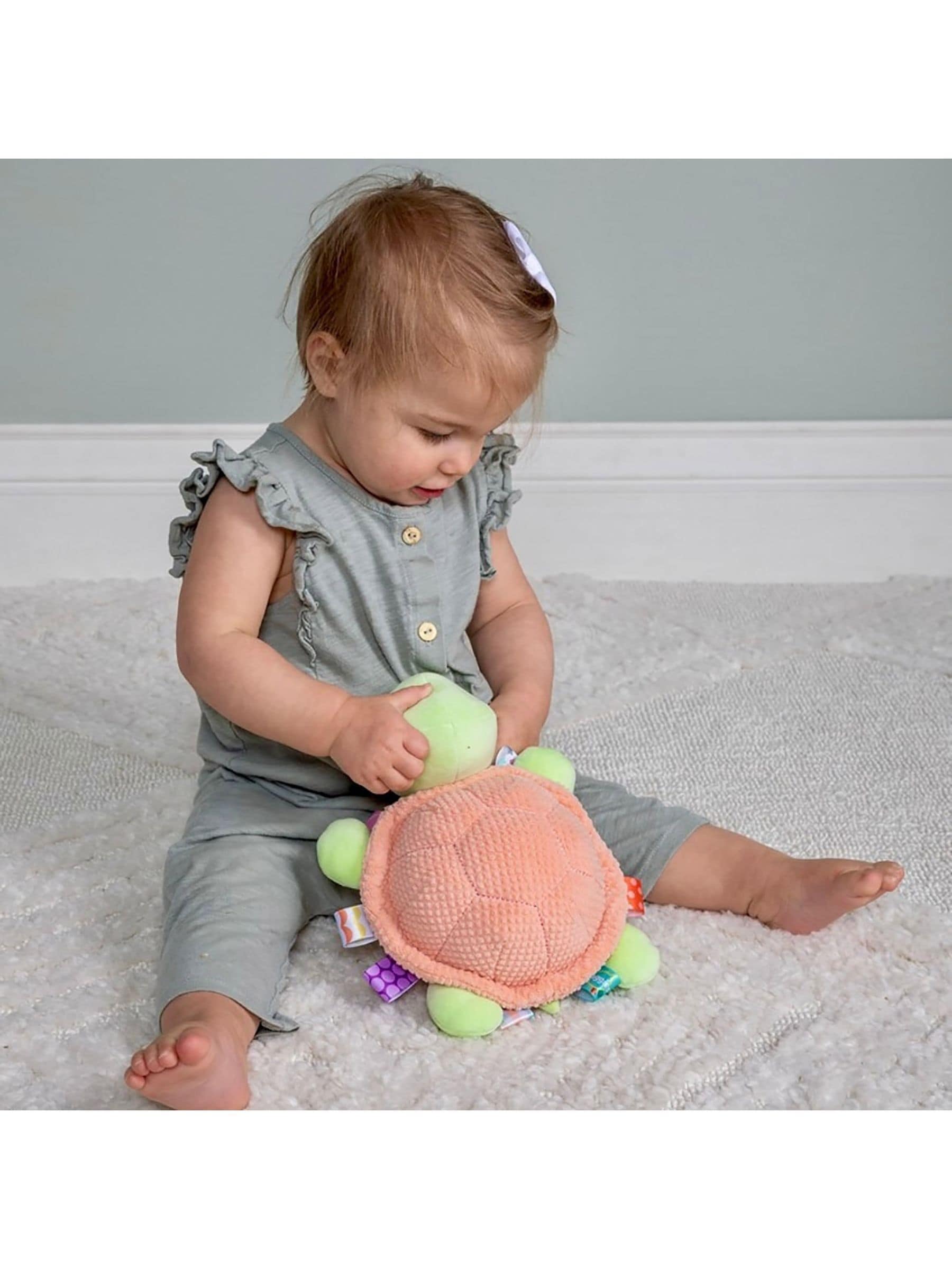 Aurora World Taggies Tippy Turtle soft toy 9 inches, UK version