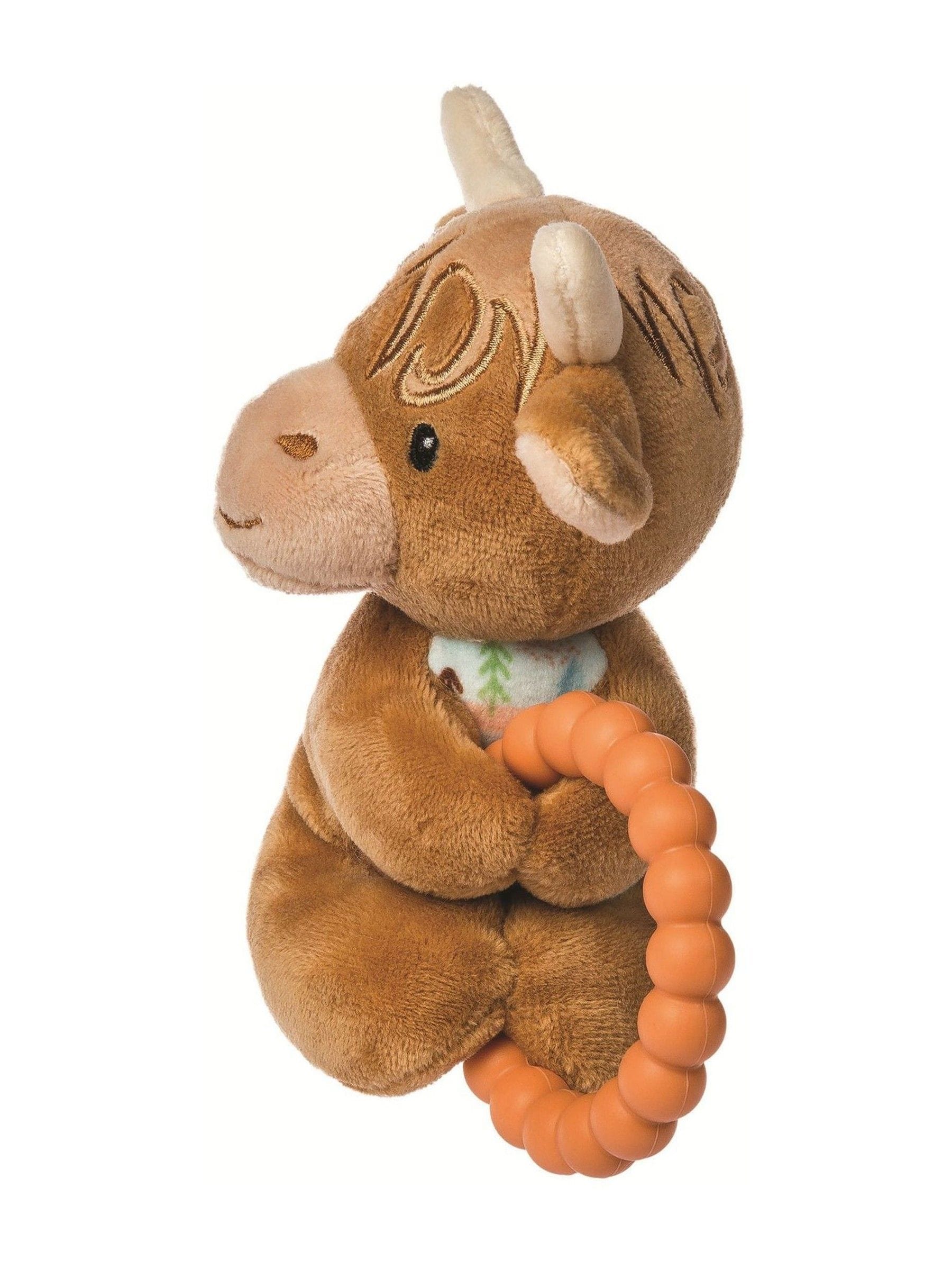 Aurora World Hetty Highland Cow rattle 10cm (British brand)