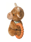 Aurora World Hetty Highland Cow rattle 10cm (British brand)