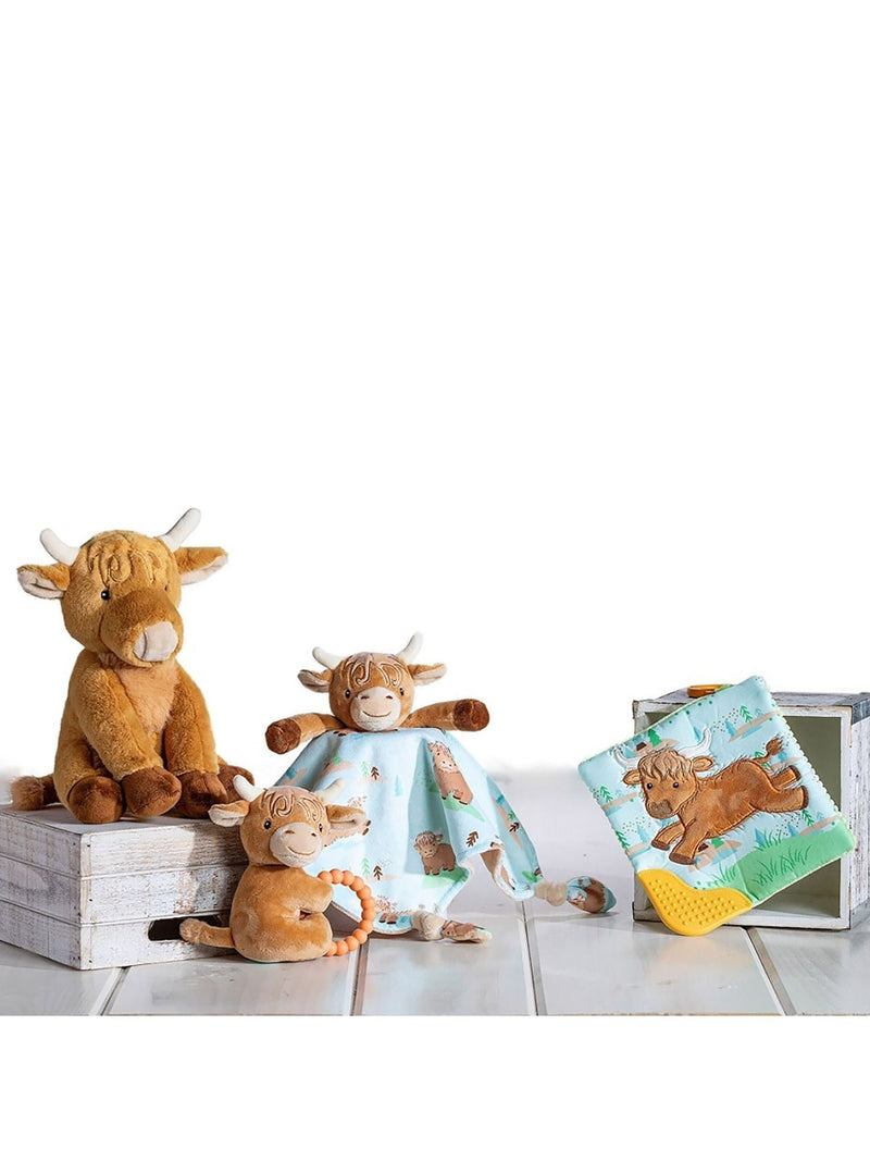 Aurora World Hetty Highland Cow rattle 10cm (British brand)