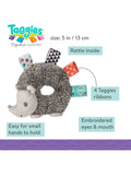 Aurora World Taggies hedgehog baby rattle 10cm, UK version
