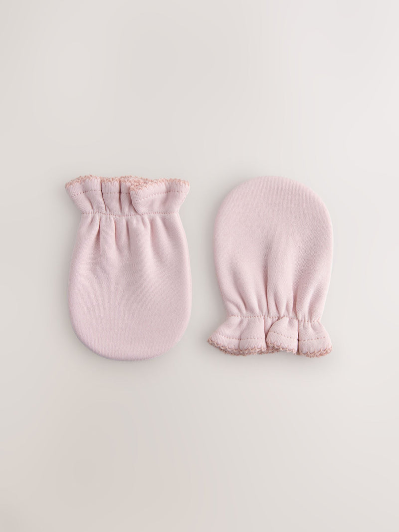 Baker by Ted Baker pink and white mittens 2 pack (British brand)