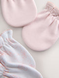 Baker by Ted Baker pink and white mittens 2 pack (British brand)