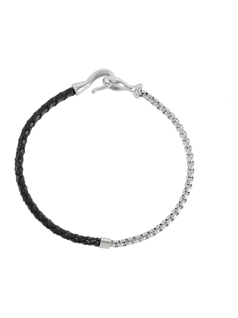 Bartlett London silver tone chain hook bracelet - British product