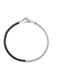Bartlett London silver tone chain hook bracelet - British product