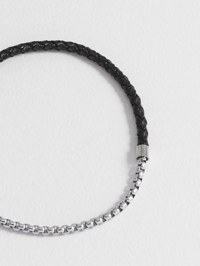 Bartlett London Silberfarbenes Kettenglied-Armband