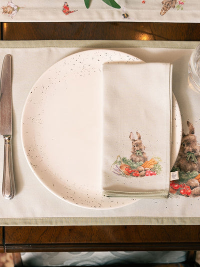 Wrendale Lot de 4 sets de table en tissu 