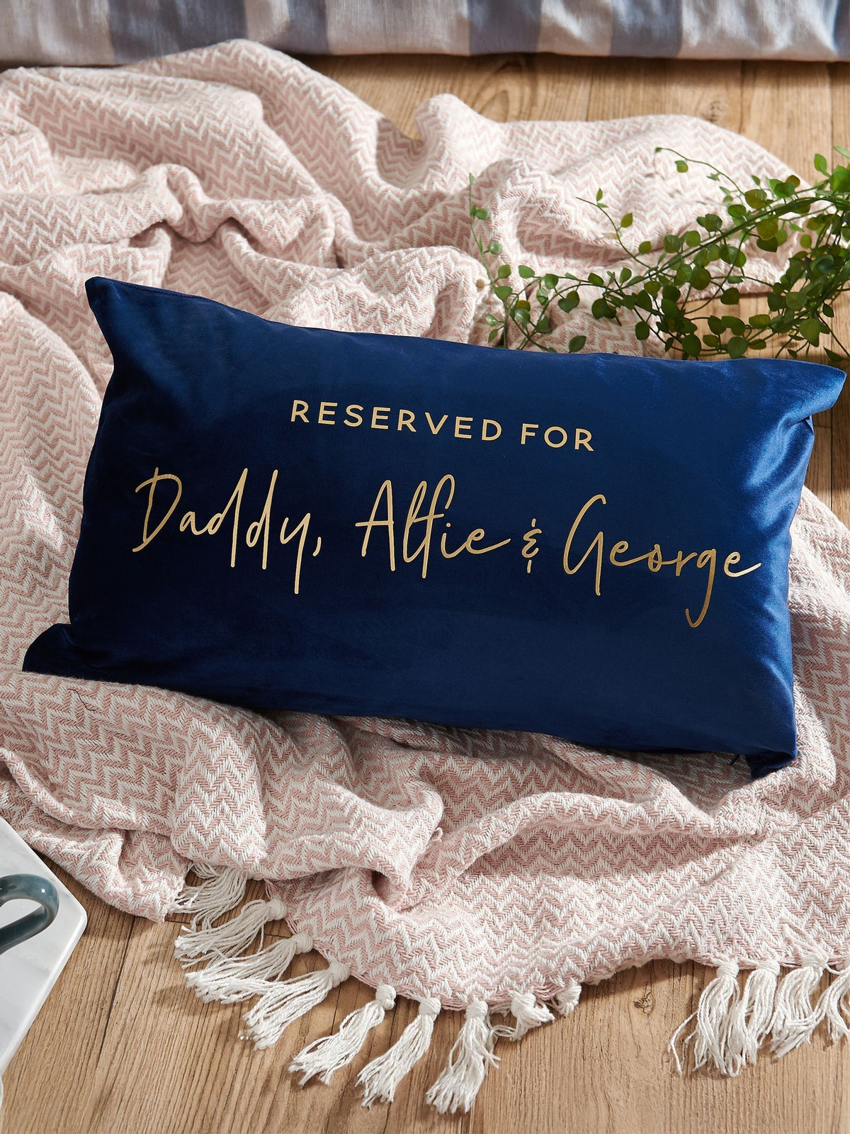 No Ordinary Gift personalised cushion 50x30cm (British brand)