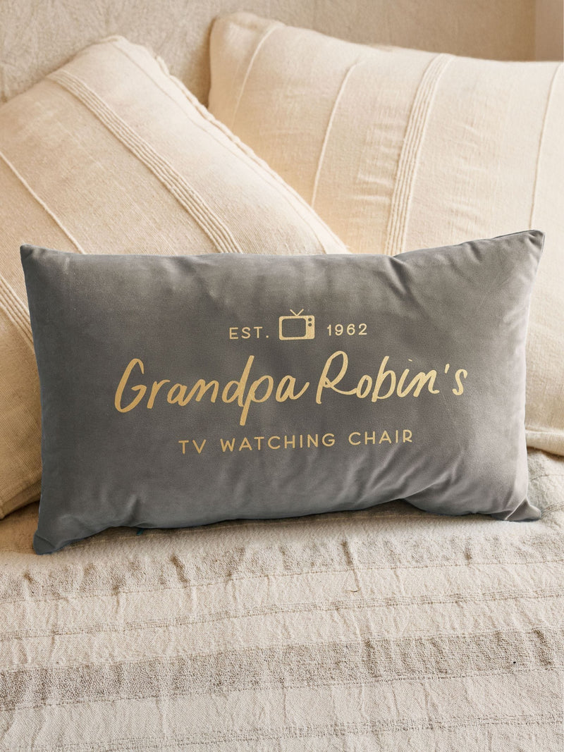 No Ordinary Gift personalised TV spot cushion - British product