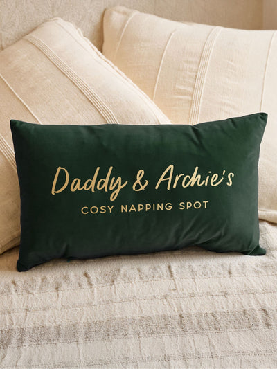 Next No Ordinary Gift Personalised Special Spot Fathers Day Velvet Cushion 50 x 30 cm- Buy online at McGrocer