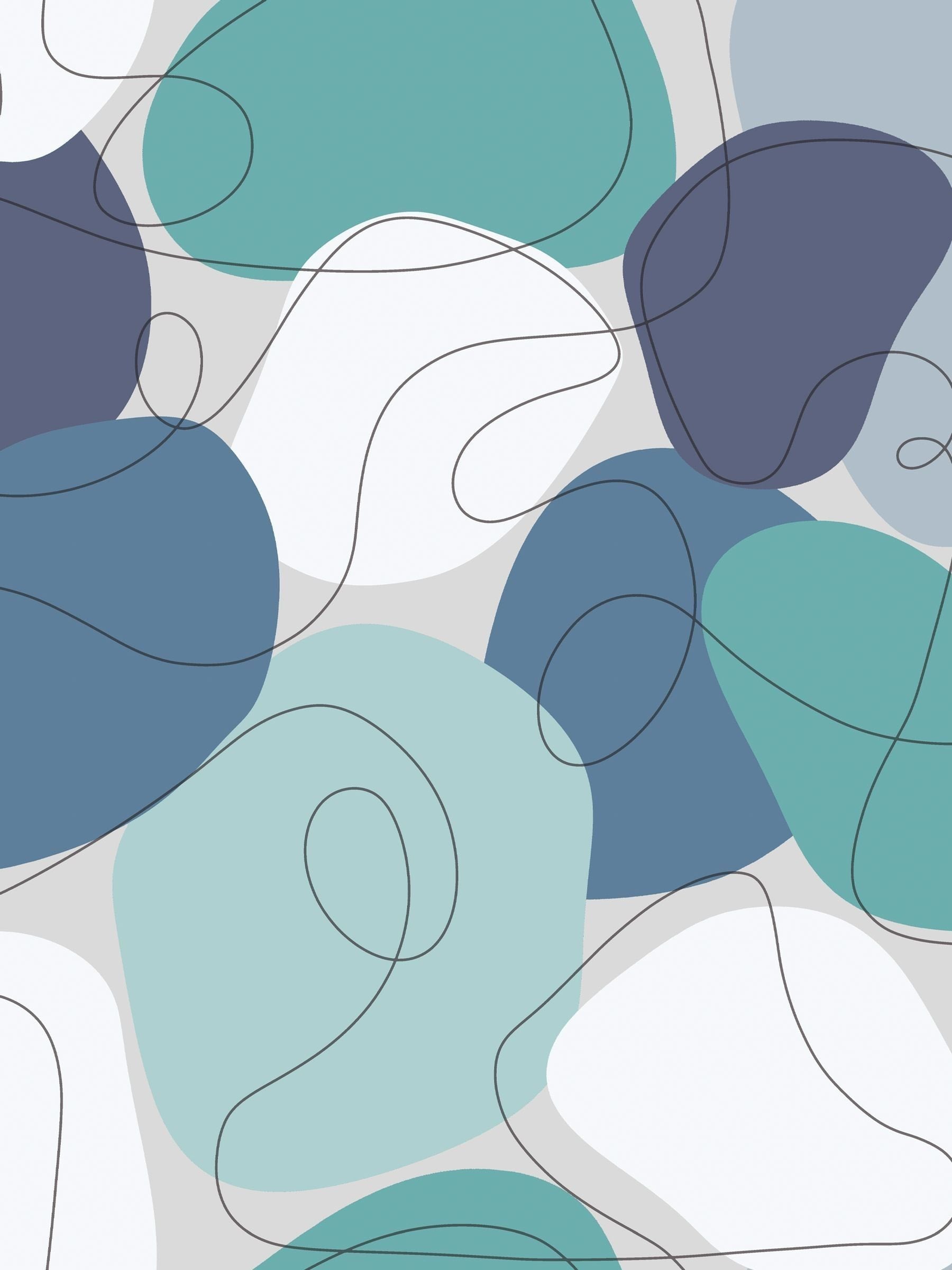 Graham & Brown Blues Envy wallpaper sample A4 - British product