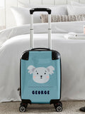 Koko Blossom personalised koala face suitcase (British brand)