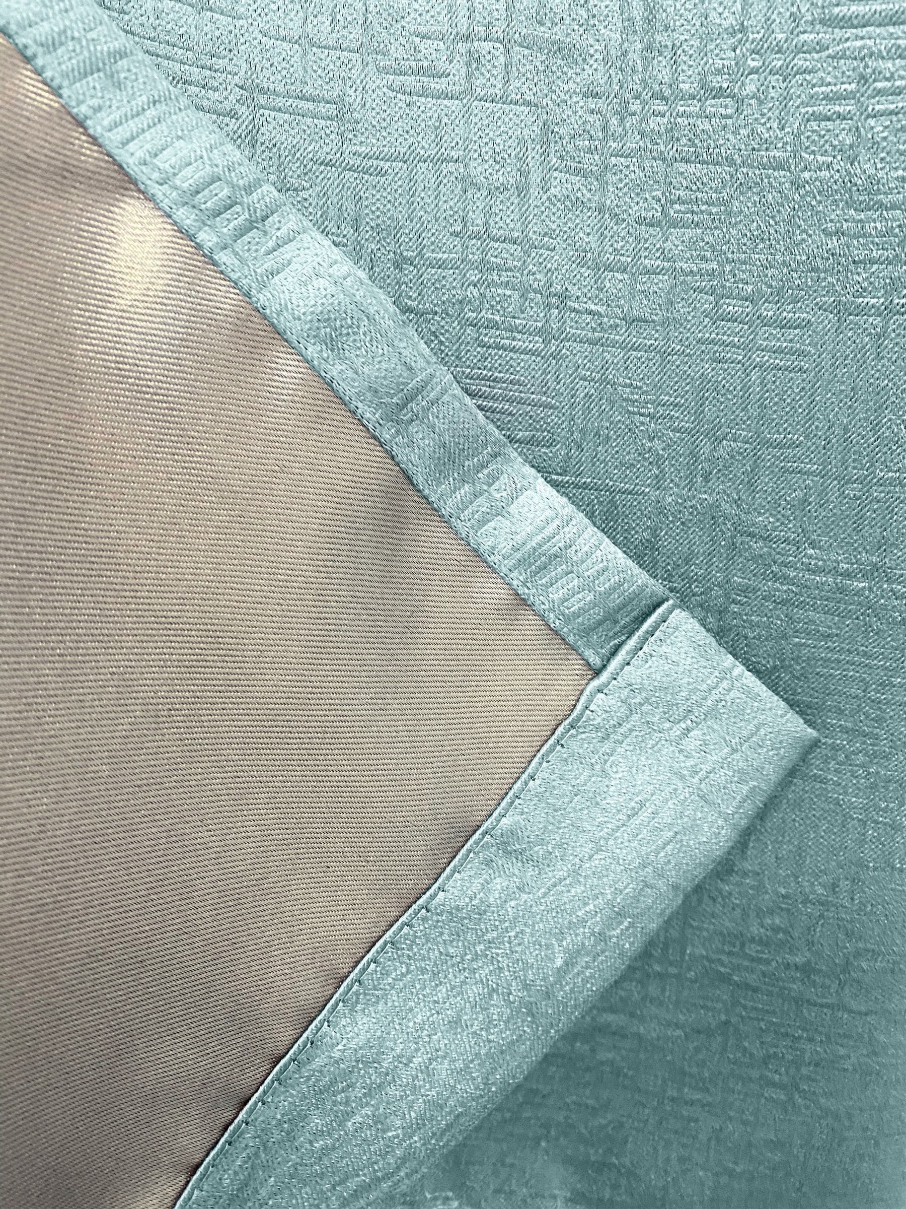 Enhanced Living Sky Blue Vogue curtains, UK version