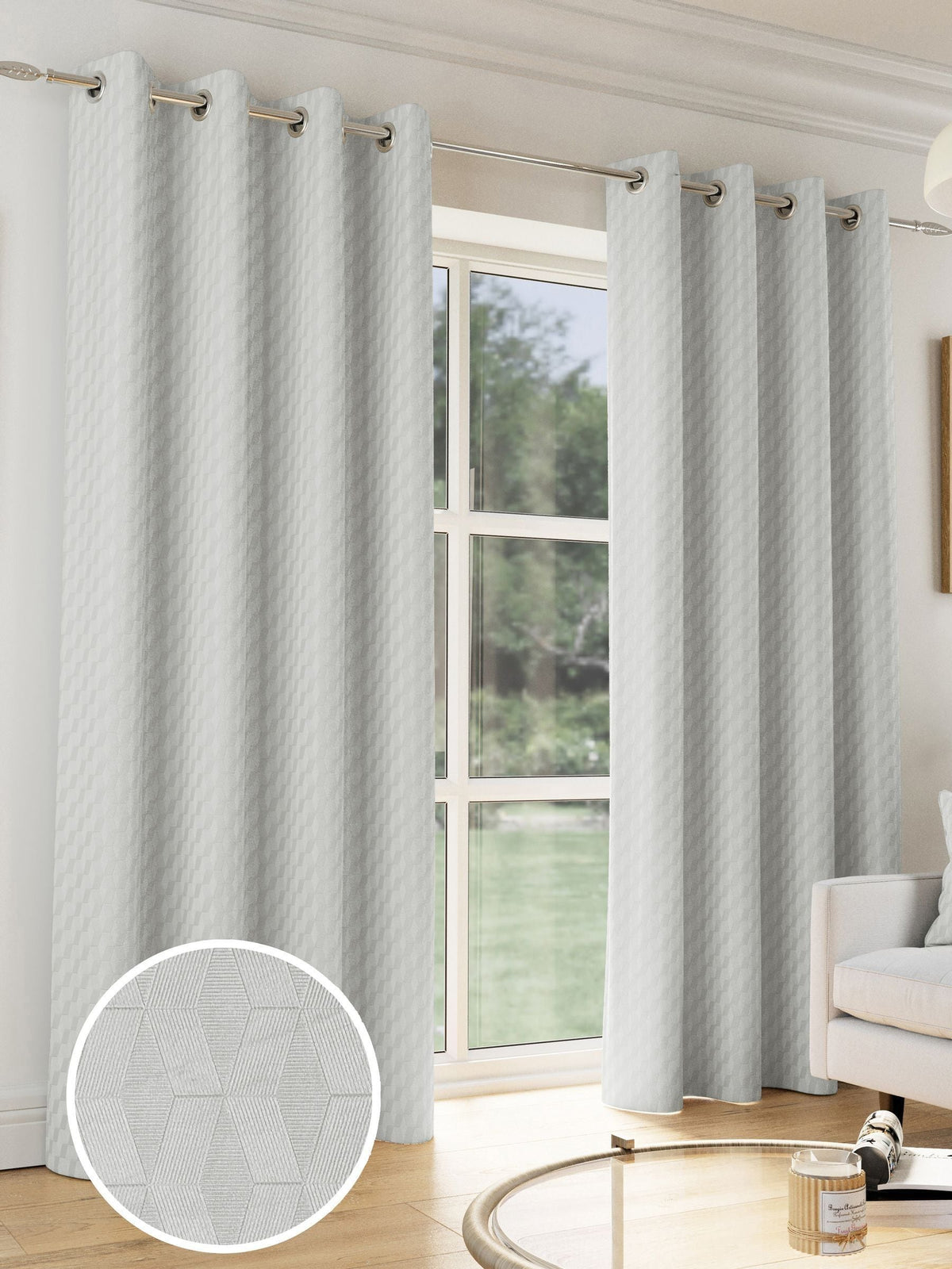 Enhanced Living Tokyo room darkening curtains 229x183cm, imported from the UK