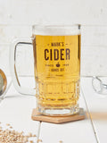 No Ordinary Gift personalised glass beer tankard 500ml, UK version