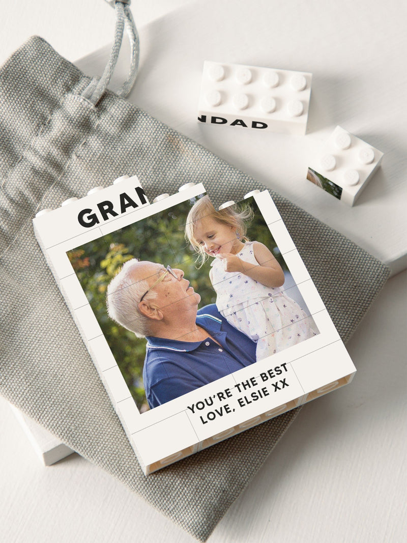 No Ordinary Gift personalised photo block 6.5 x 8cm, UK version