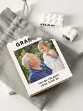 No Ordinary Gift personalised photo block 6.5 x 8cm, UK version