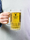 No Ordinary Gift personalised glass tankard 500ml (British brand)
