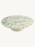 Hot Pottery pistachio splatter cake stand (British brand)