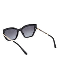 Guess black rectangular sunglasses with snake print, UK version