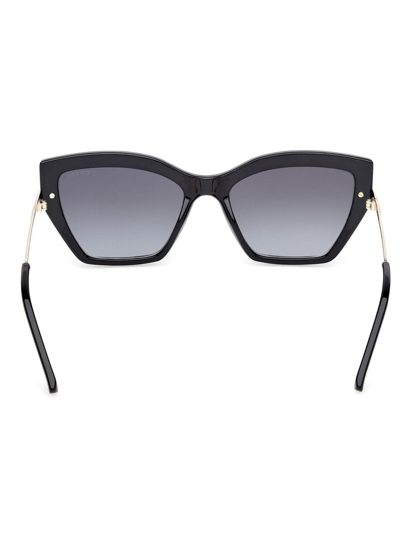 Guess black rectangular sunglasses with snake print, UK version