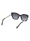 Guess black rectangular sunglasses with snake print, UK version