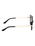 Guess black rectangular sunglasses with snake print, UK version