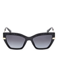 Guess black rectangular sunglasses with snake print, UK version