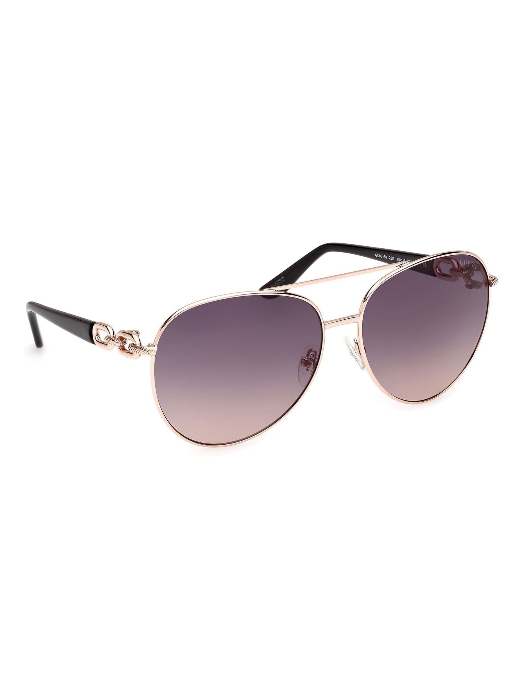 Guess gold metal pilot sunglasses, imported from the UK