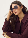 Guess gold metal pilot sunglasses, imported from the UK