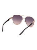 Guess gold metal pilot sunglasses, imported from the UK