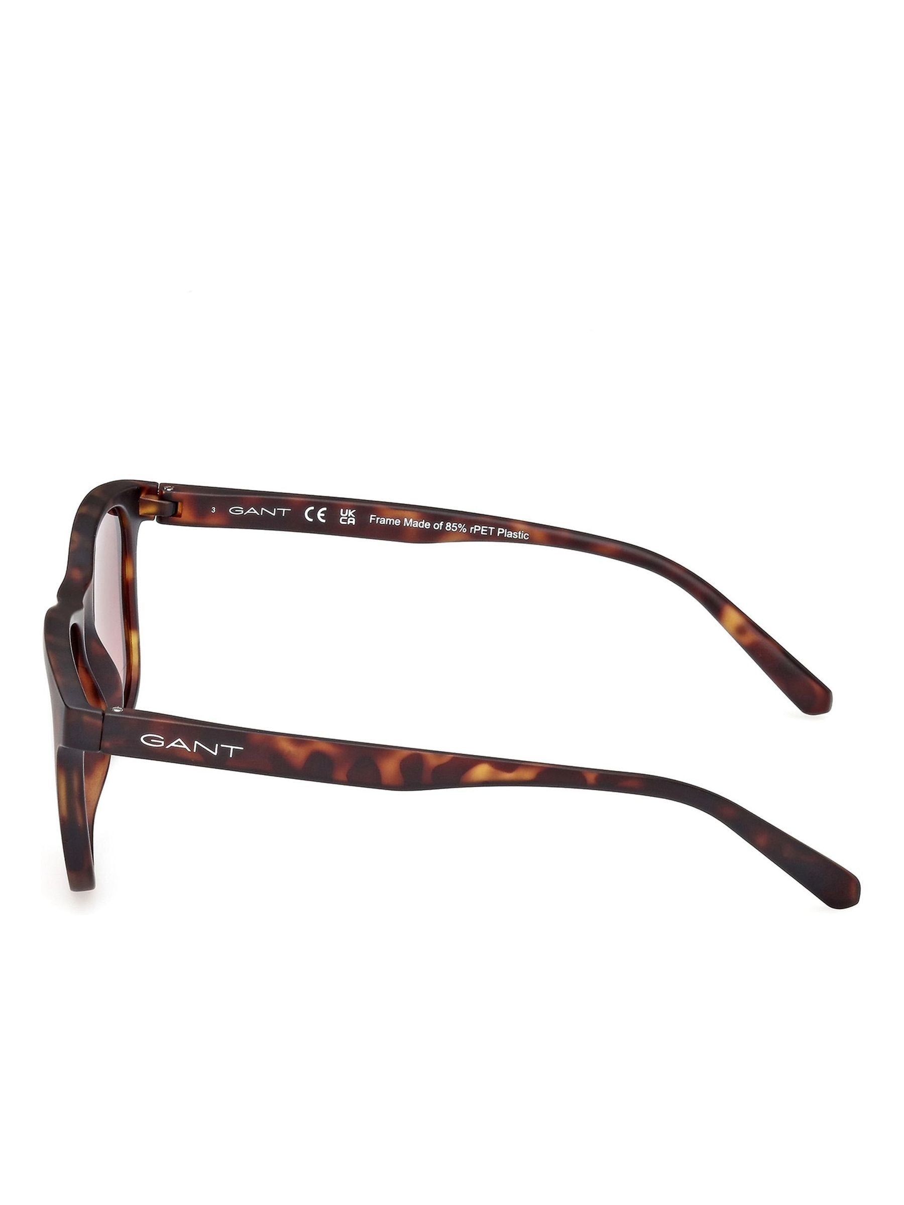 GANT Classic Sunglasses in brown acetate, imported from the UK